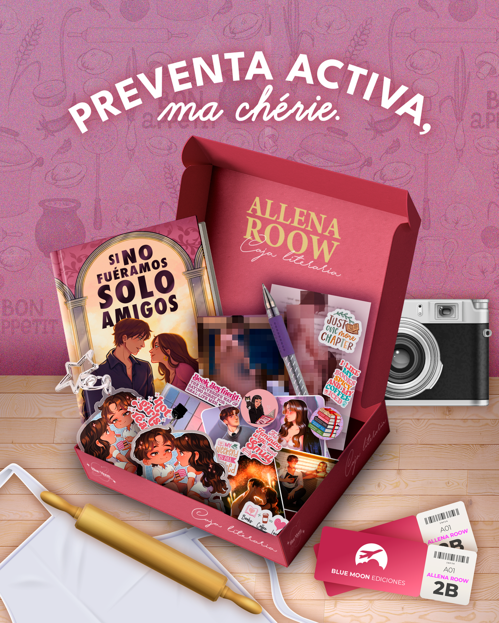 CAJA LITERARIA SI NO FUÉRAMOS SOLO AMIGOS