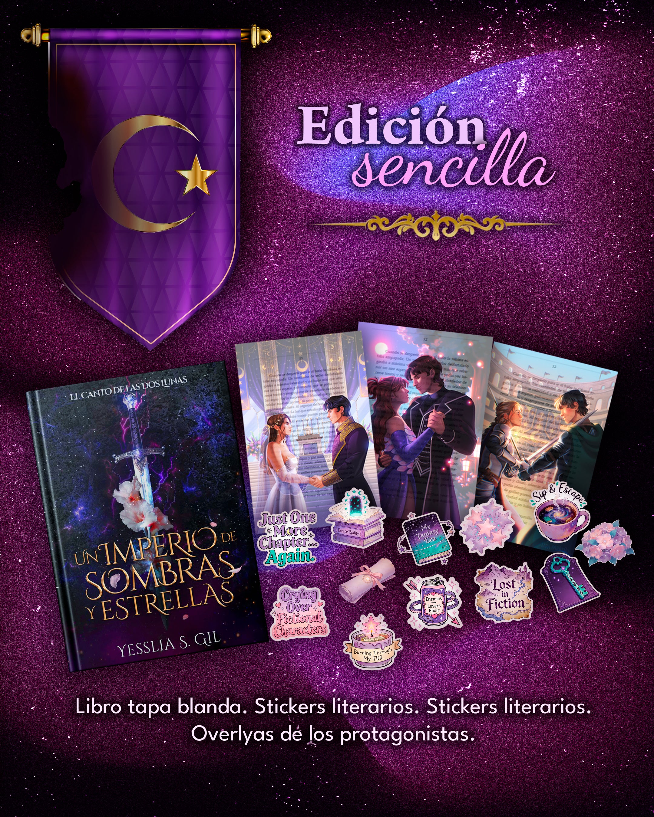 CAJA LITERARIA UN IMPERIO DE SOMBRAS Y ESTRELLAS