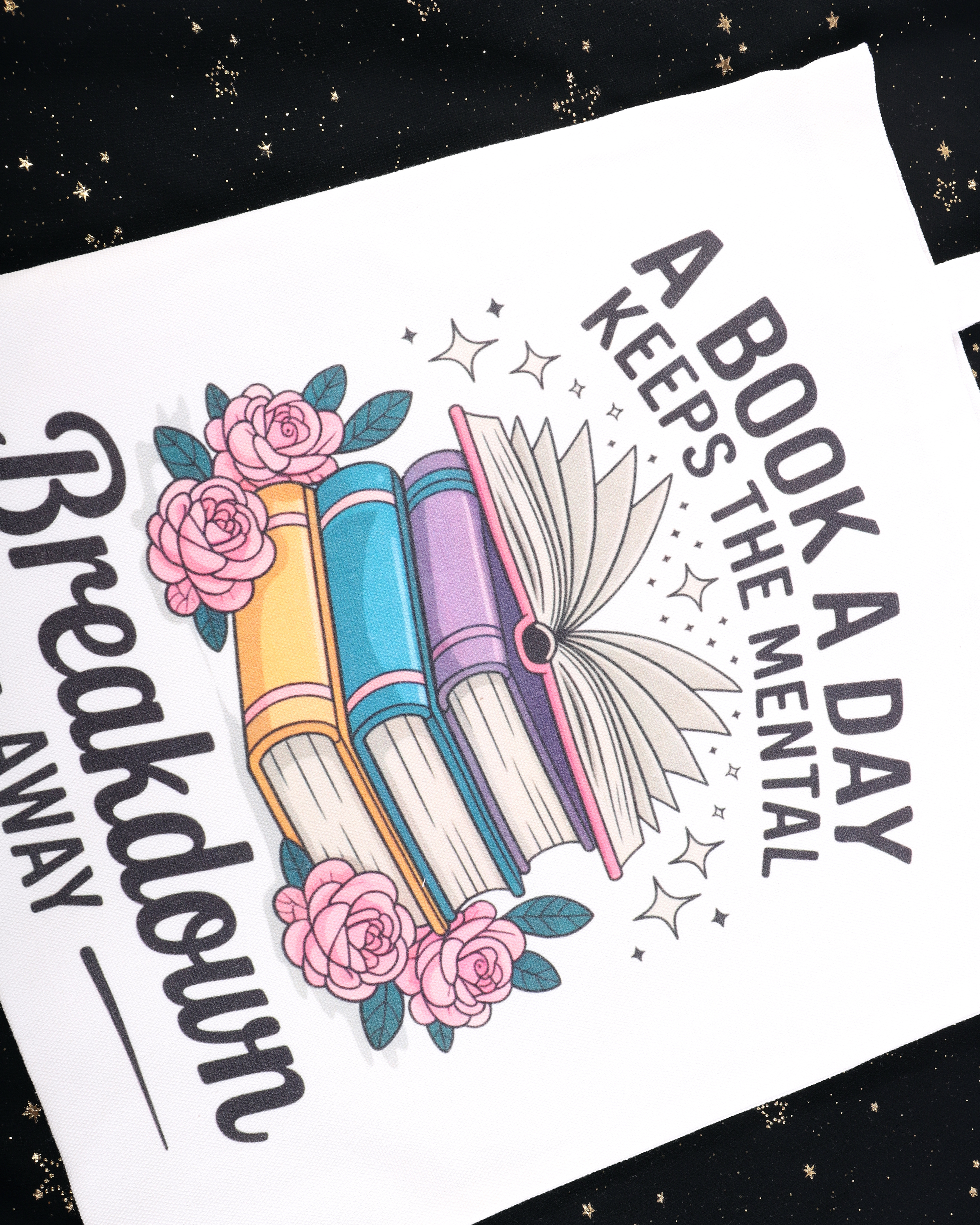 Totebag “A Book a Day Keeps the Mental Breakdown Away”