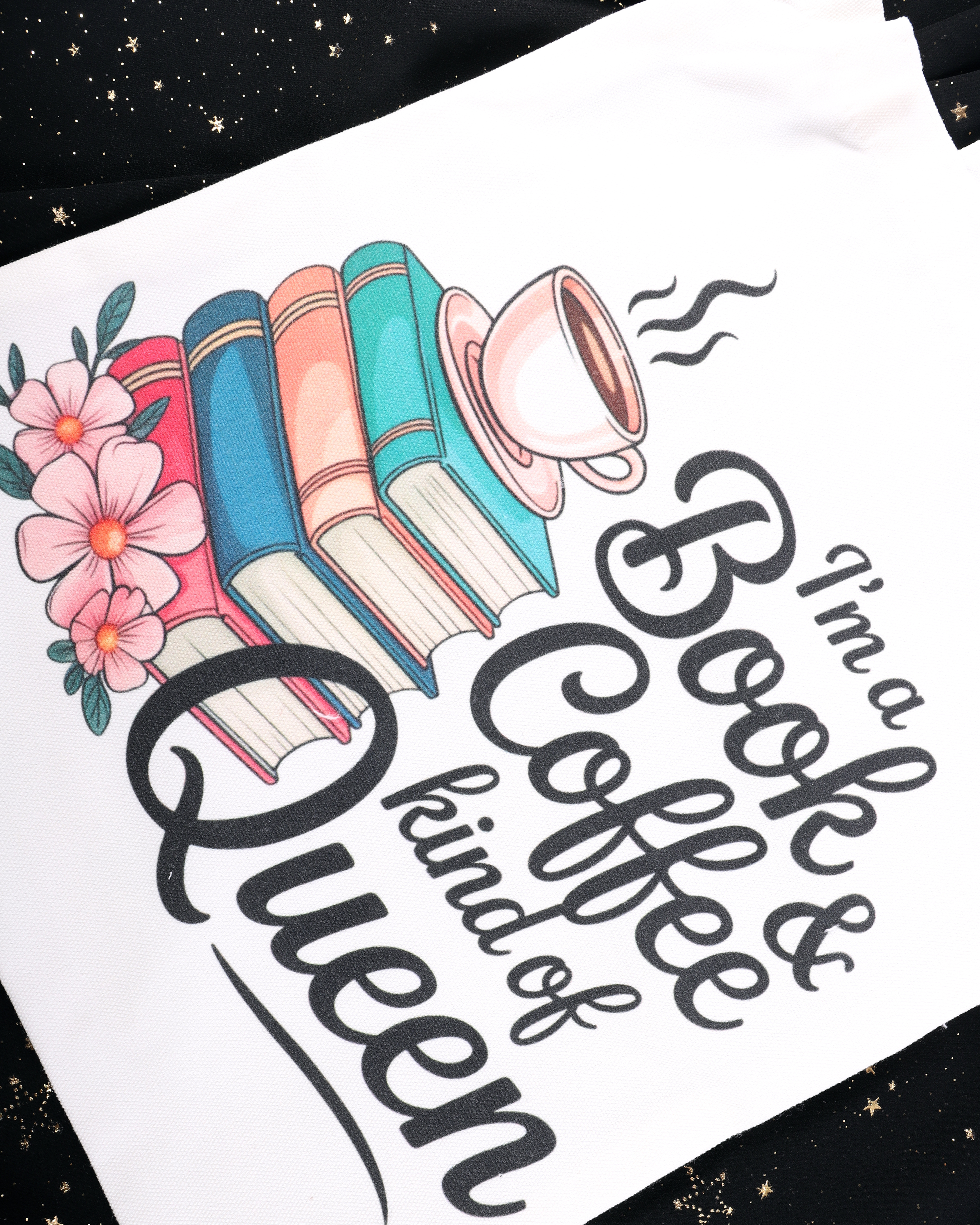 Totebag “I’m a Book & Coffee Kind of Queen”