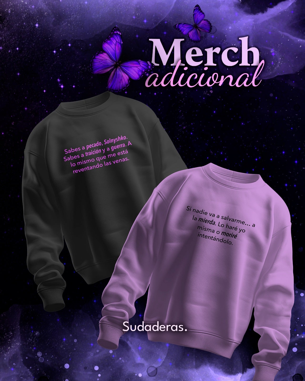 SUDADERA RUTHLESS SARA MOON