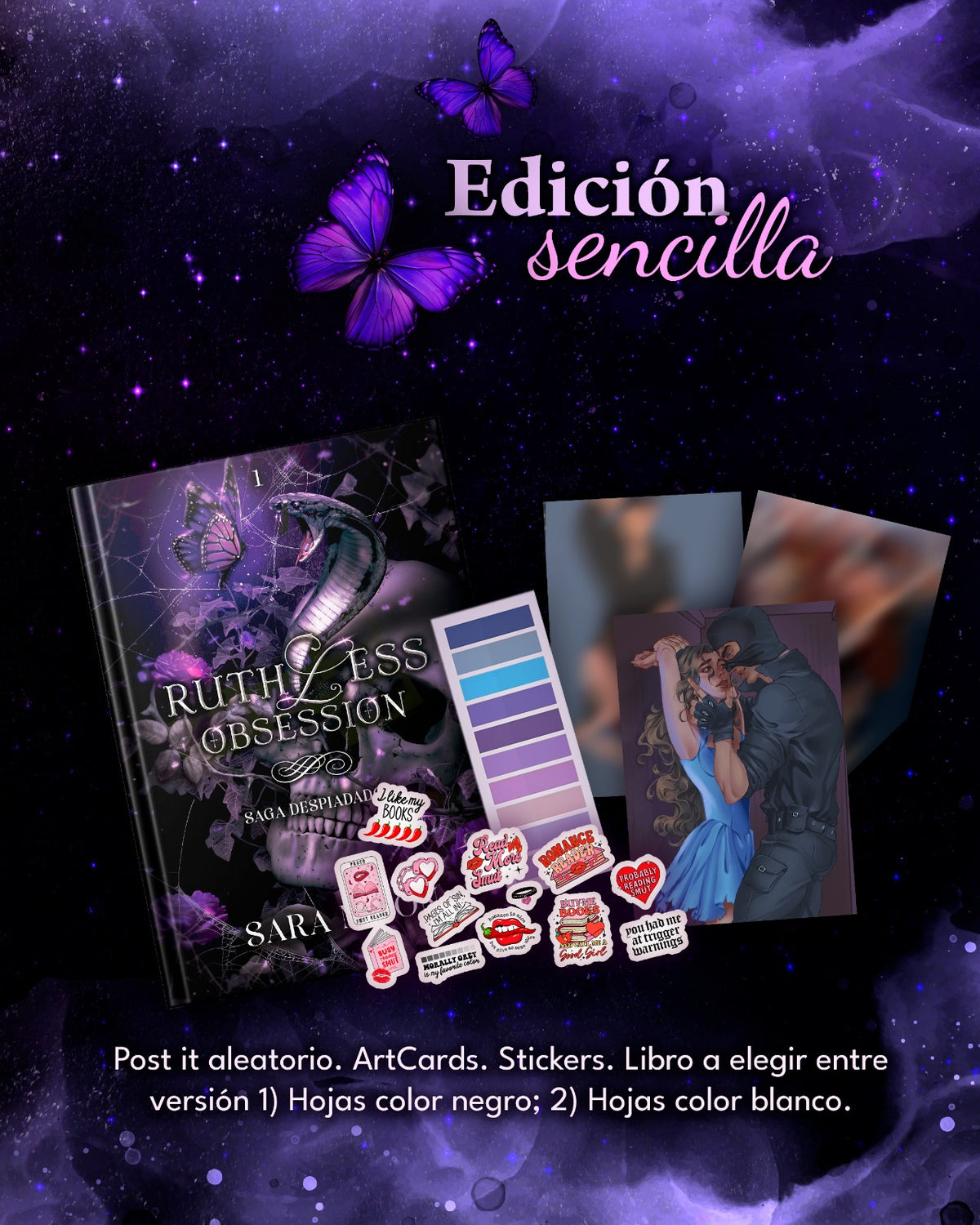 CAJA LITERARIA RUTHLESS SARA MOON