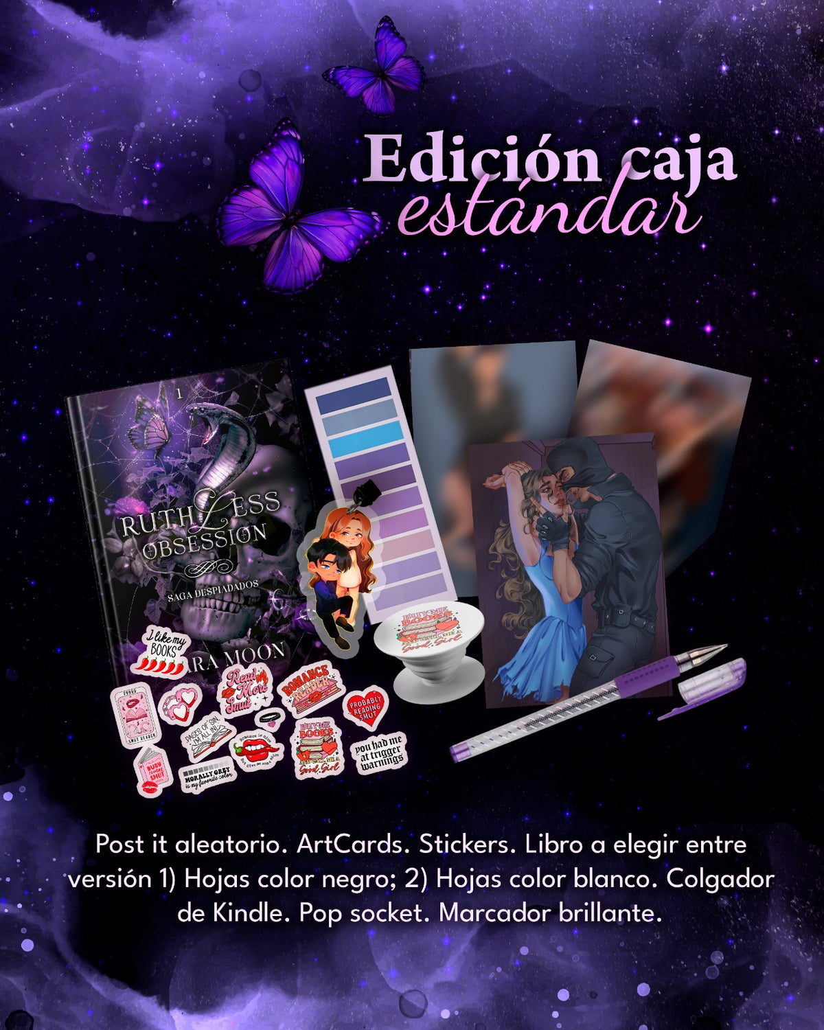 CAJA LITERARIA RUTHLESS SARA MOON