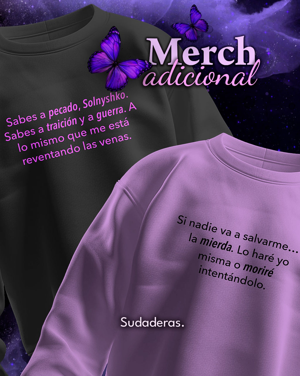 SUDADERA RUTHLESS SARA MOON