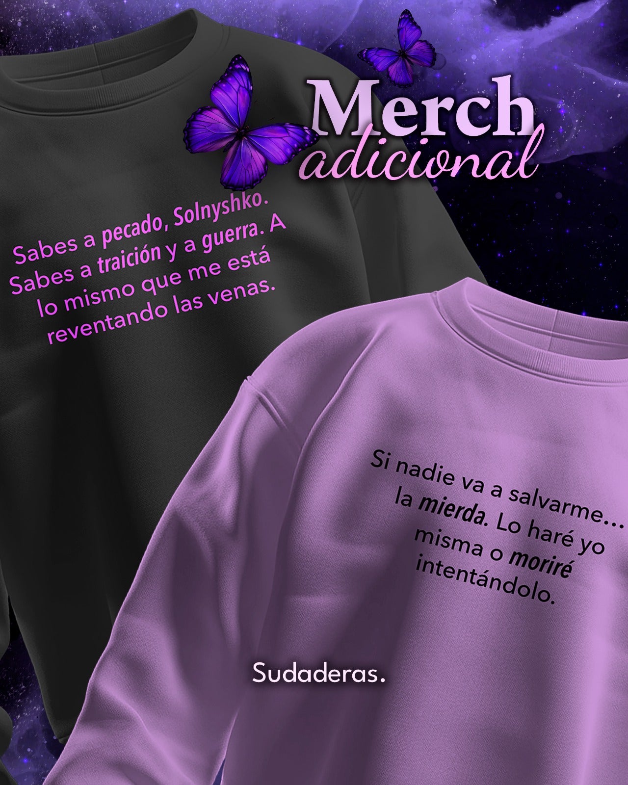 SUDADERA RUTHLESS SARA MOON